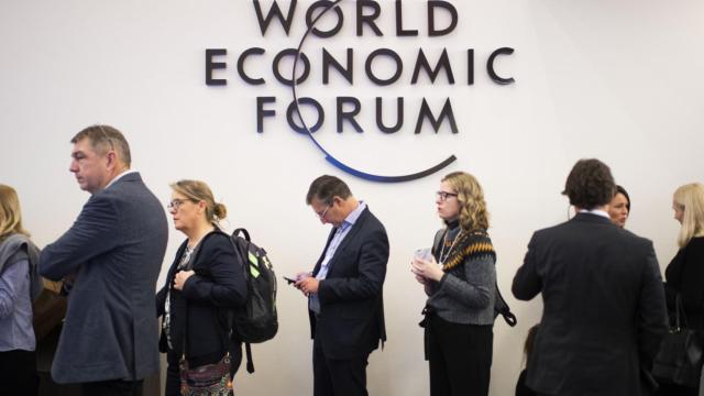 Asistentes a una de las ediciones del Foro de Davos.