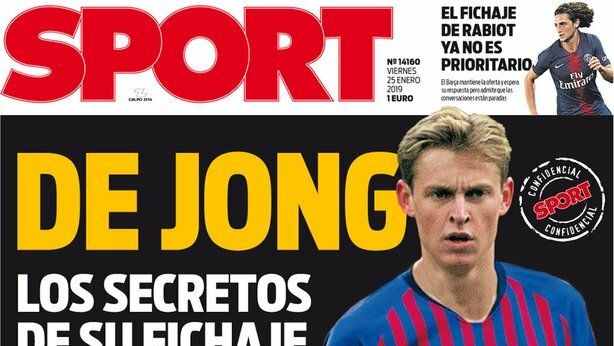 Portada Sport (25/01/2019)
