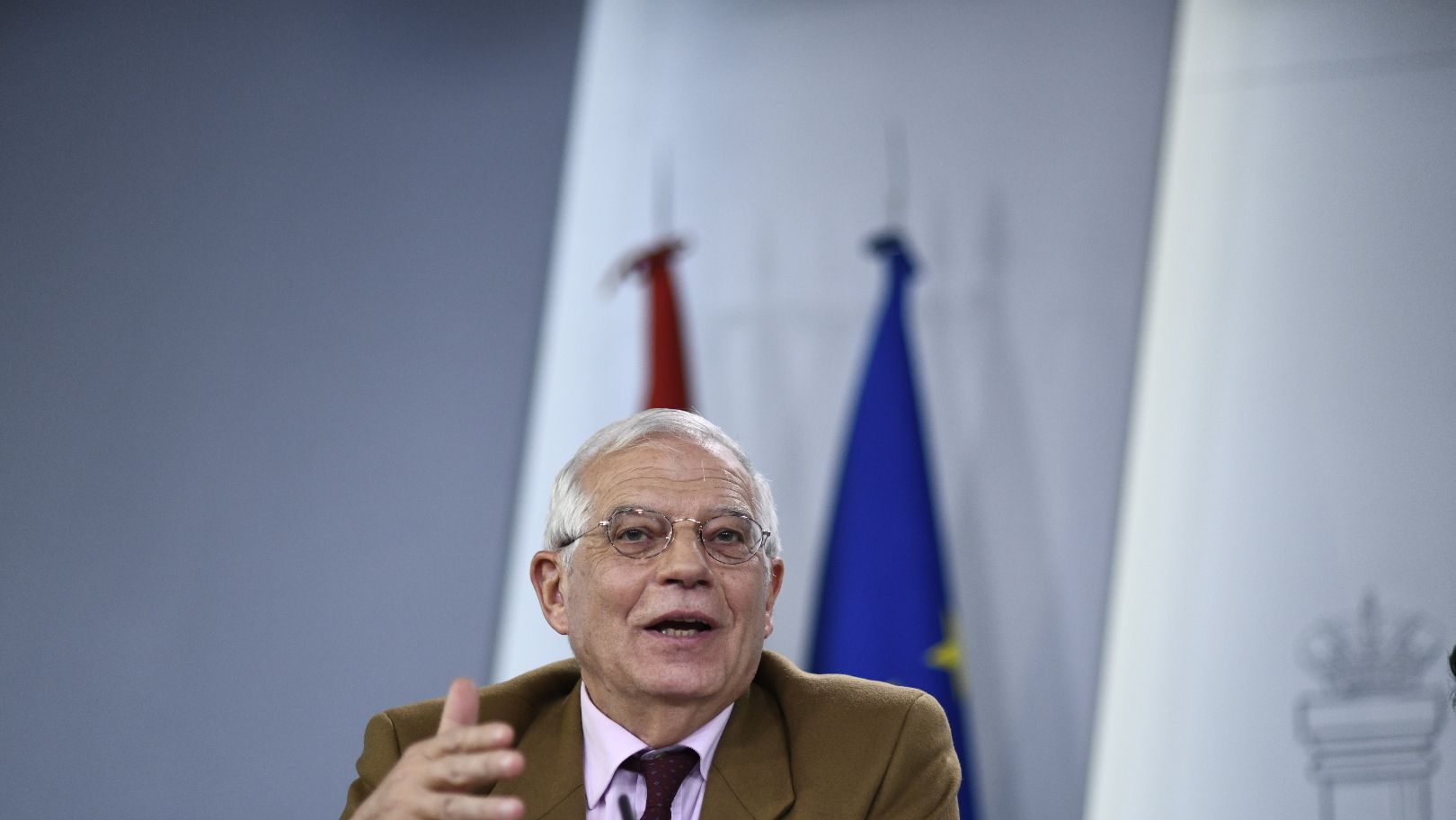 Josep Borrell, ministro de Asuntos Exteriores, Unión Europea y Cooperación.