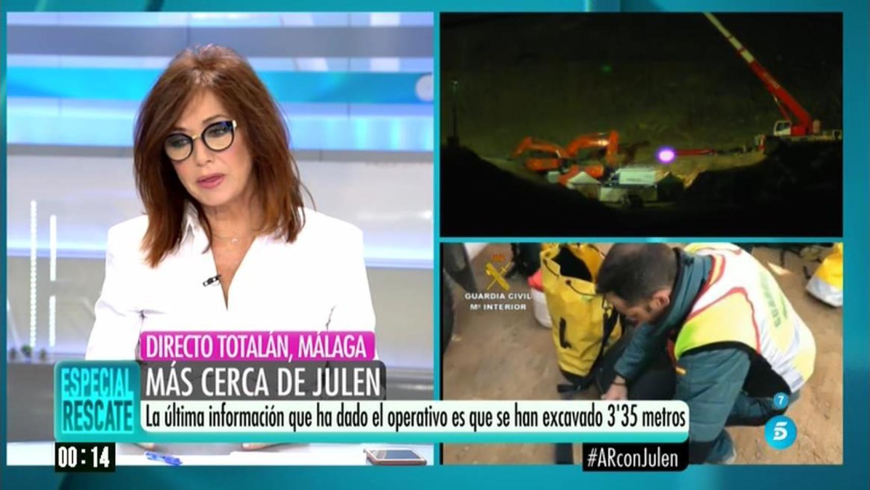 Audiencias: El especial Julen de Ana Rosa se convierte en lo más visto del día