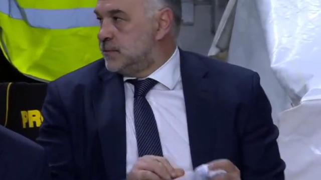 Enfado mayúsculo de Pablo Laso con sus jugadores: Pediros unas palomitas