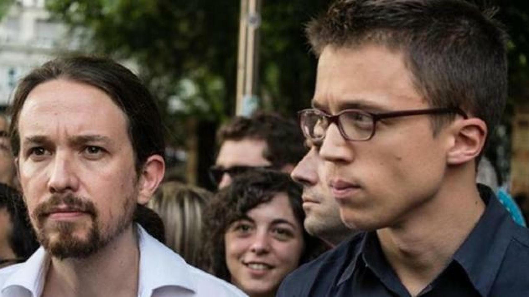 Pablo Iglesias e Íñigo Errejón.