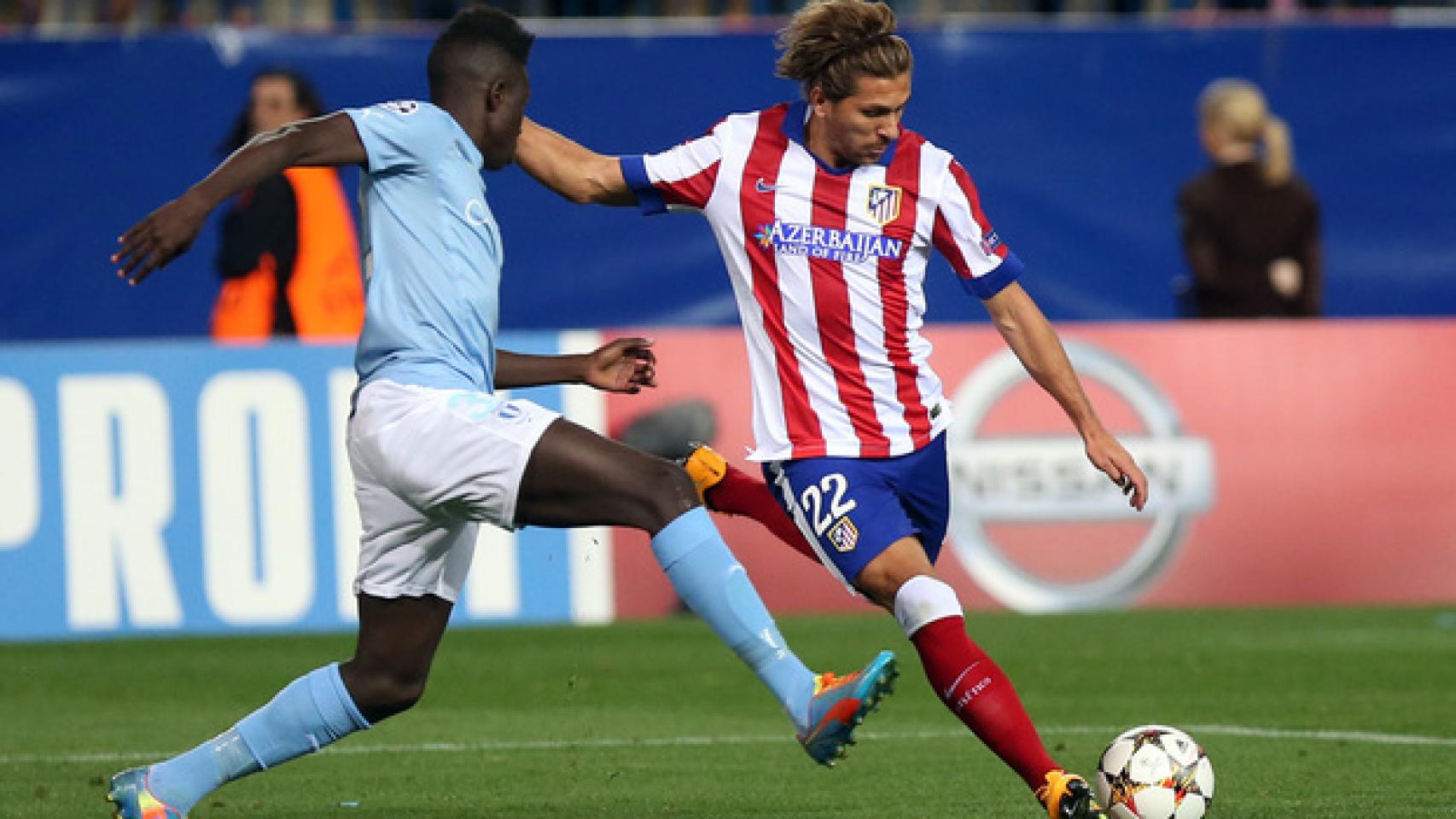 Cerci en el Atlético de Madrid. Foto: atleticodemadrid.com