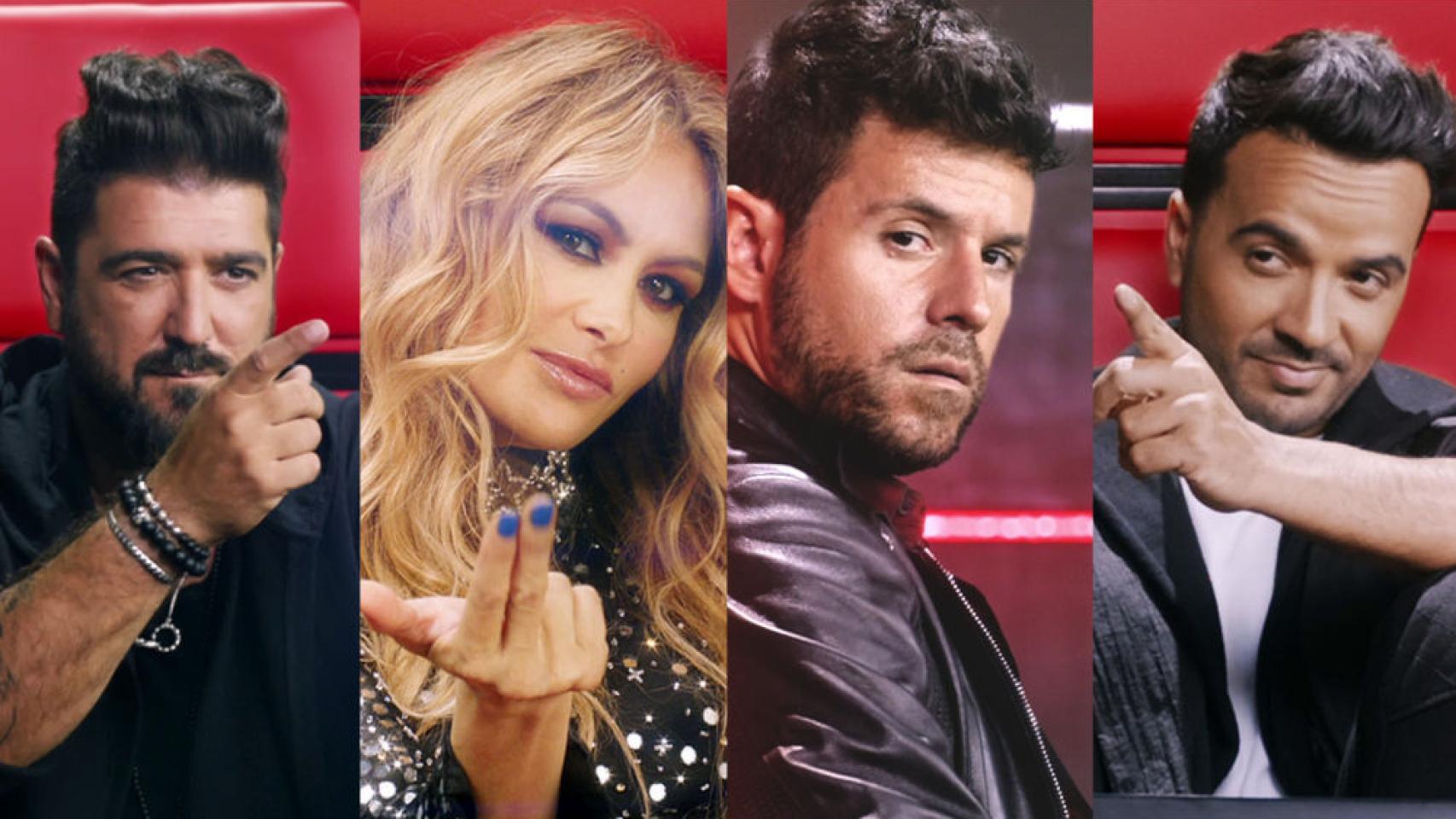 Coaches de 'La Voz'.