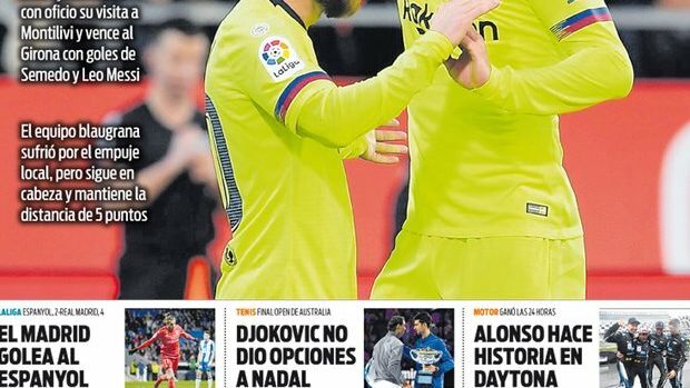 Portada Sport (28/01/19)