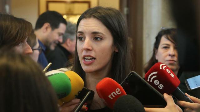 Irene Montero, portavoz de Unidos Podemos en el Congreso.