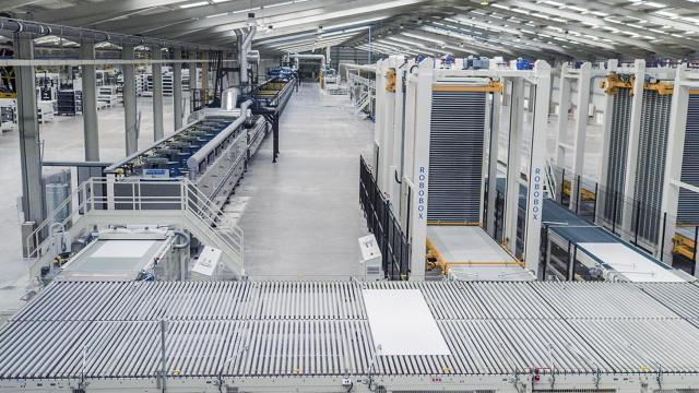 Una de las plantas de la española Grespania.