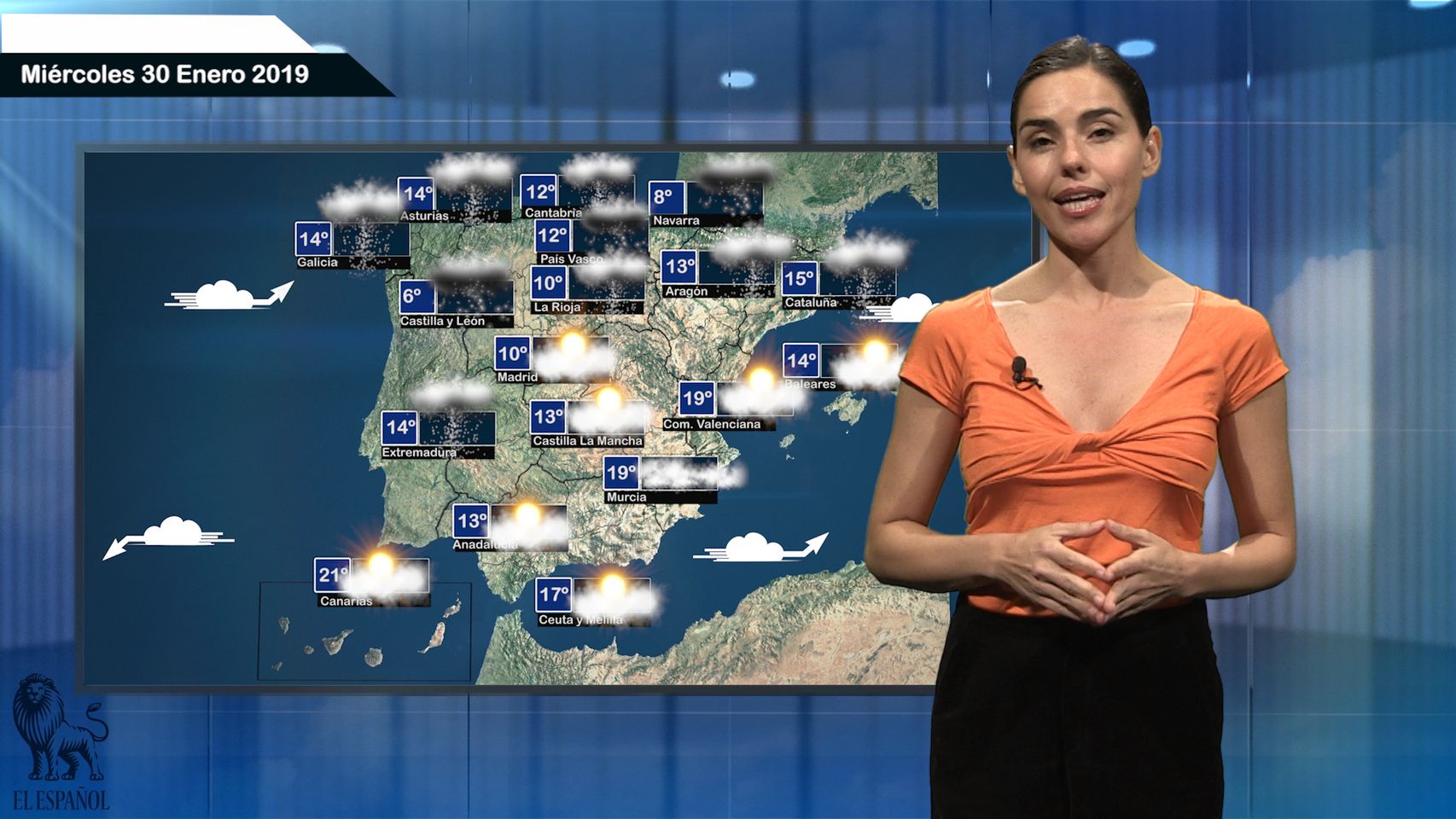 El tiempo: pronóstico para el miércoles 30 de enero de 2019