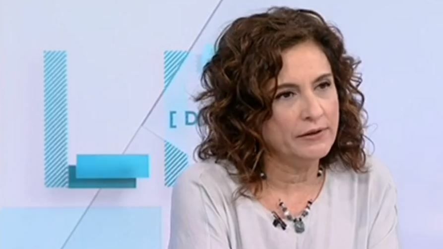 La ministra de Hacienda.