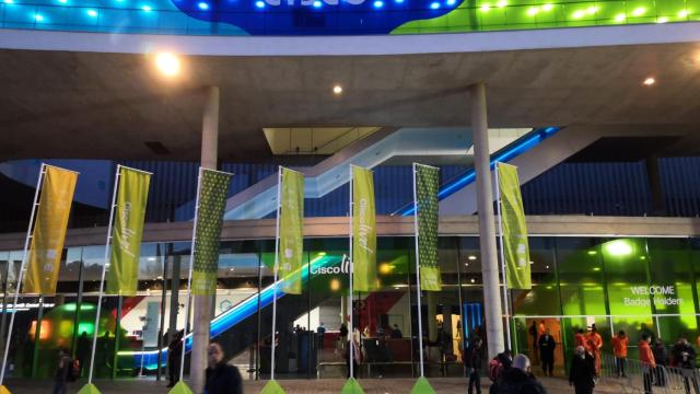 Exterior del Cisco Live 2019, celebrado en Fira Barcelona