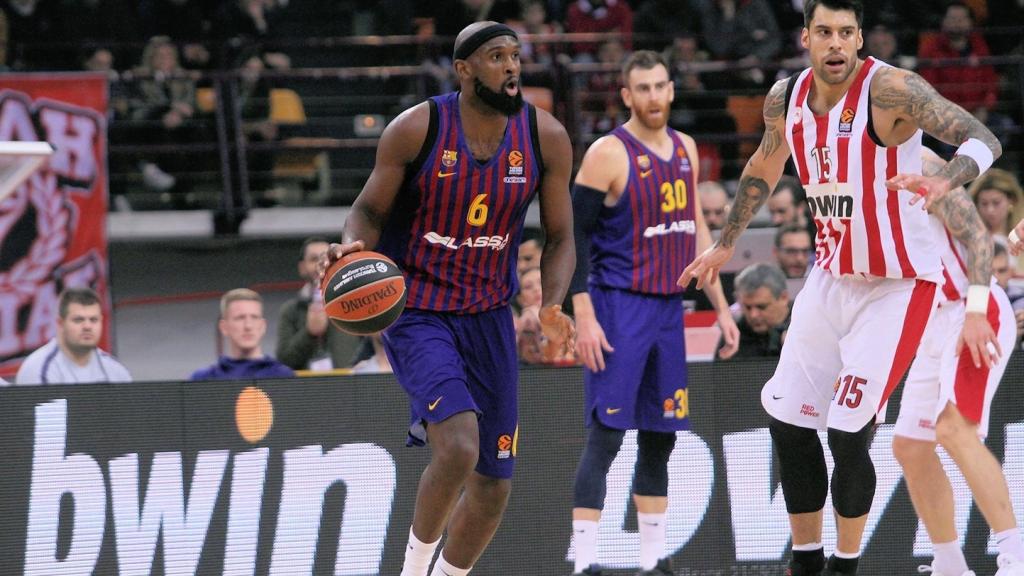 Chris Singleton, durante su etapa en el FC Barcelona.