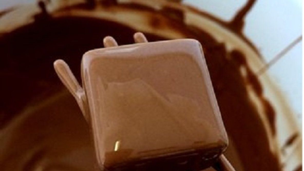 chocolate derretido
