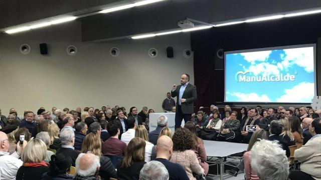 El presidente del PP catalán, Alejandro Fernández, este sábado