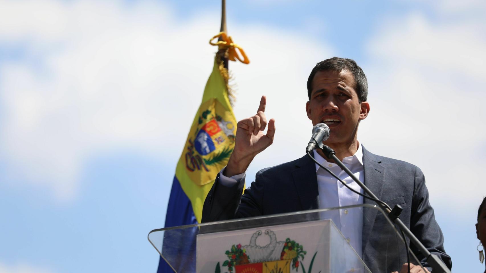 Guaidó este sábado en Caracas