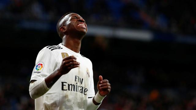Vinicius se lamenta por una ocasión fallada