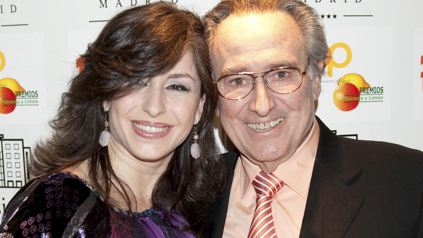Manolo Escobar junto a su hija Vanessa.
