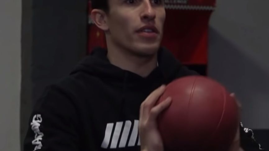 Márquez, durante uno de sus entrenamientos