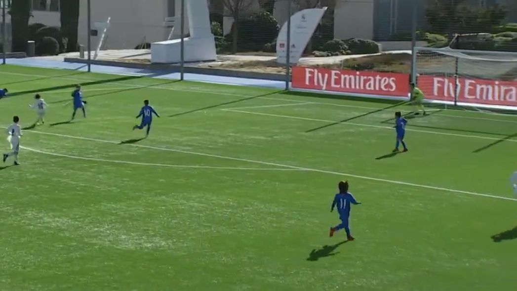 Golazo de Paulo con el Alevín A