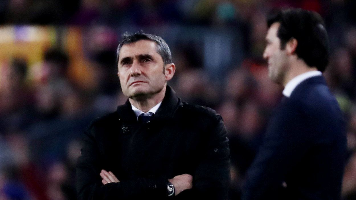 Valverde, durante un momento del partido