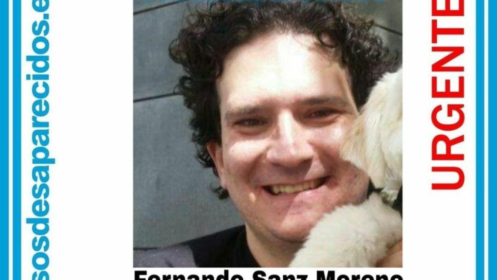 Fernando Sanz Moreno desapareció el lunes.
