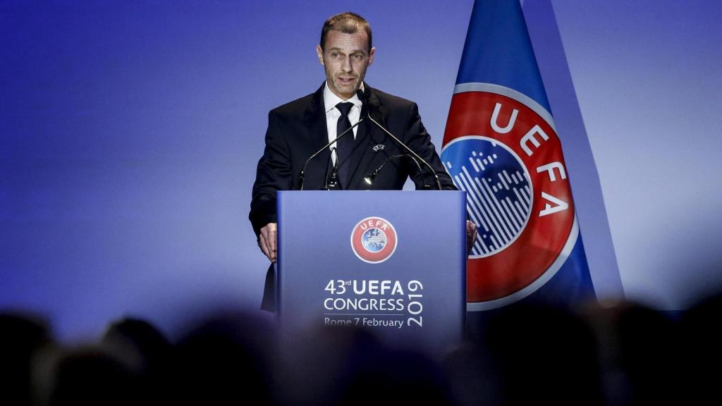 Aleksander Ceferin, presidente de la UEFA