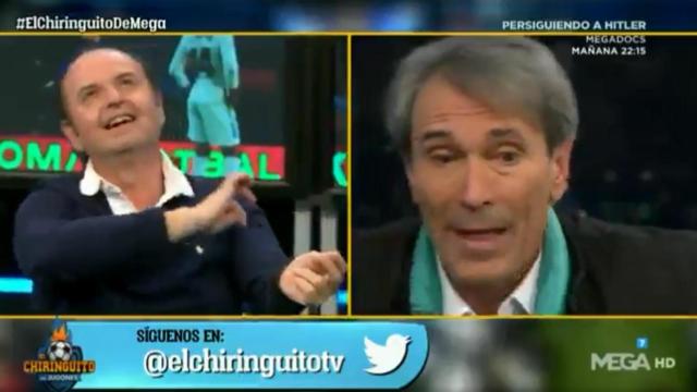 Juanma Rodríguez toca el violín al 'Lobo' Carrasco por su locura con Messi