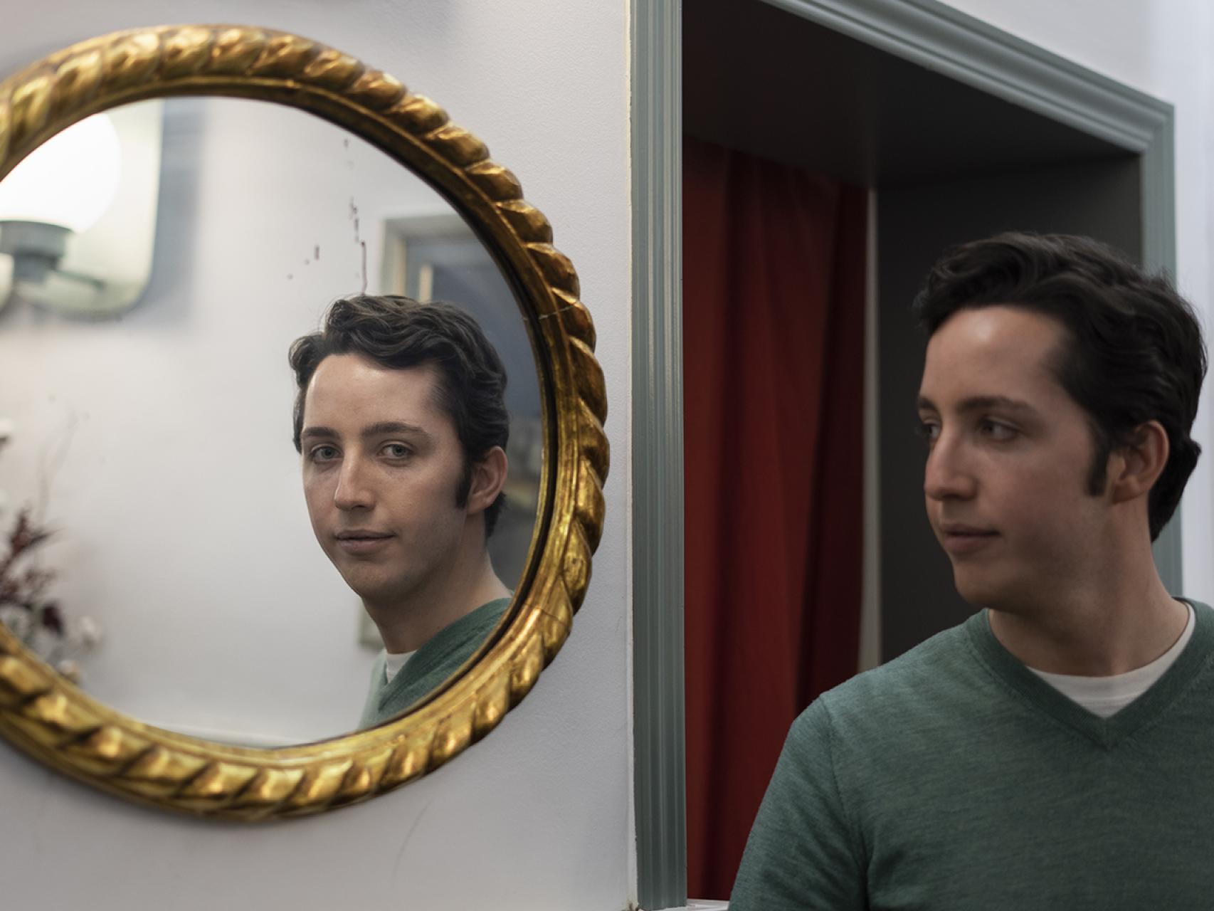 Francisco Nicolás Gómez Iglesias, 'pequeño Nicolás' en la taberna La Potxola de Madrid.