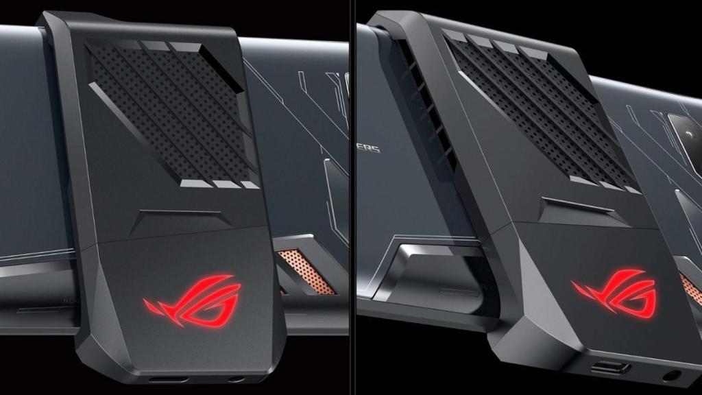 Accesotio de ventilador en un ASUS ROG Phone