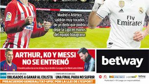 La portada del diario Sport (09/02/2019)