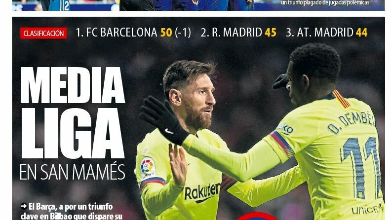 La portada del diario Mundo Deportivo (10/02/2019)