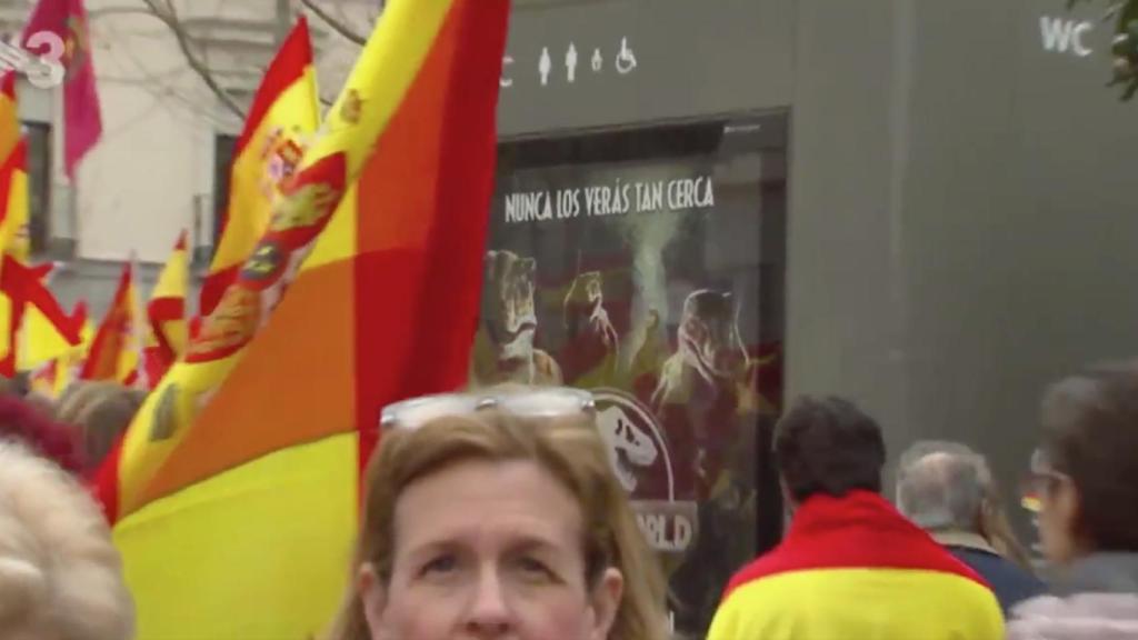 Imagen de manifestantes en Madrid.