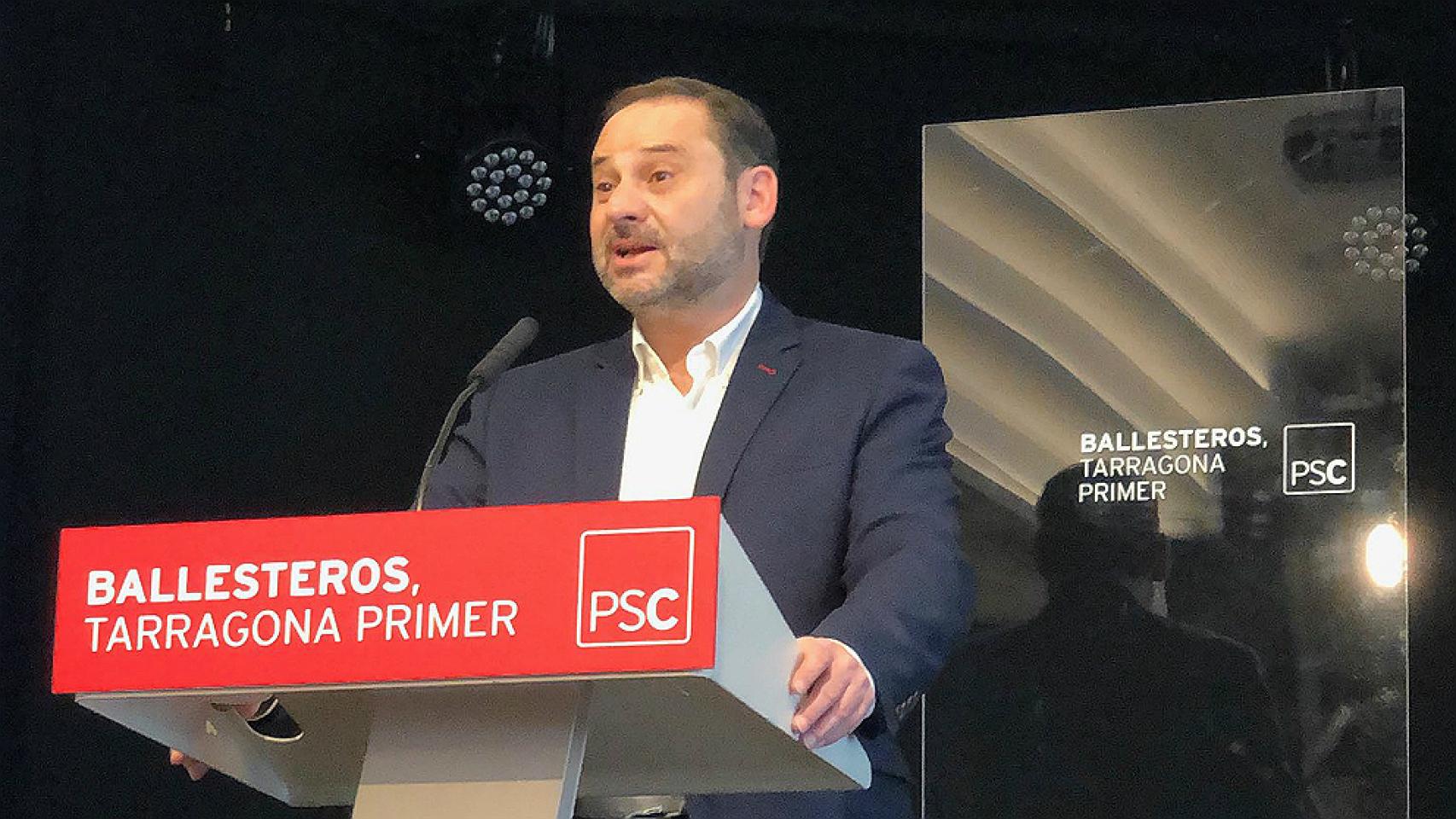 José Luis Ábalos, en Tarragona.