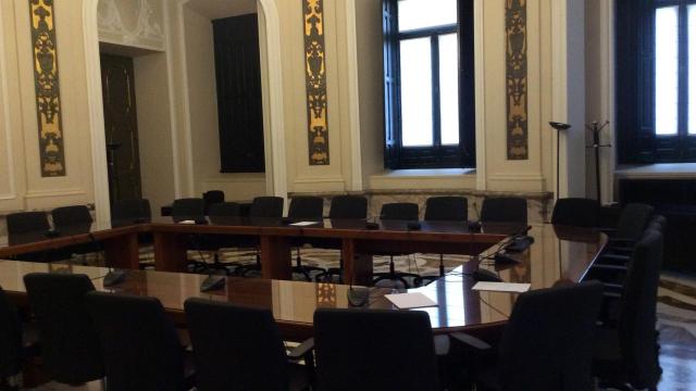 Sala dónde esperarán los acusados