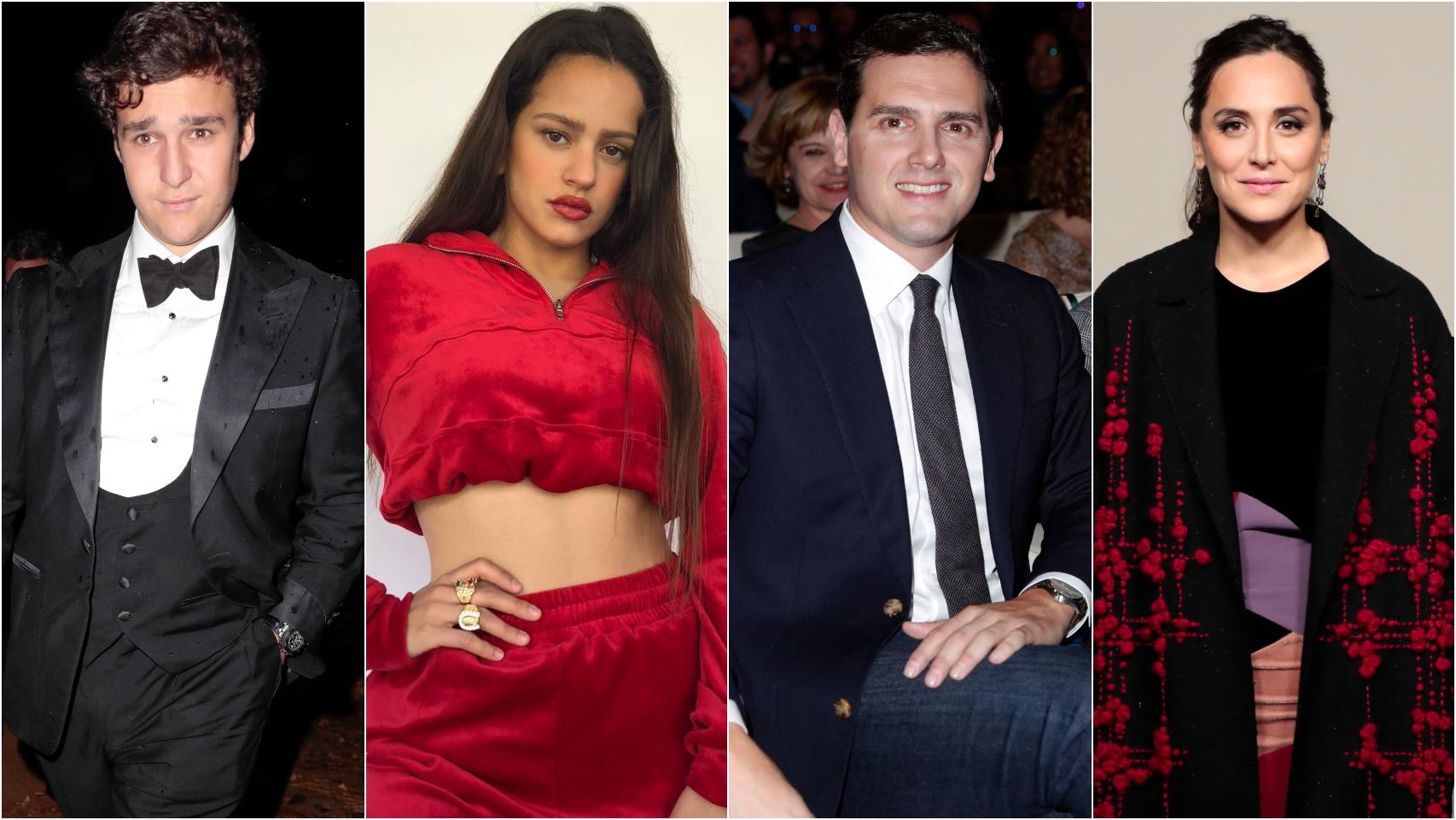 Algunos de los solteros de oro en un montaje.