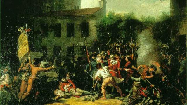 'Toma de la bastilla', pintado por Charles Thévenin en 1793.