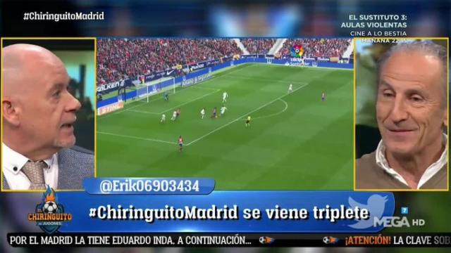 Duro y Petón. Foto: Twitter (@elchiringuitotv)