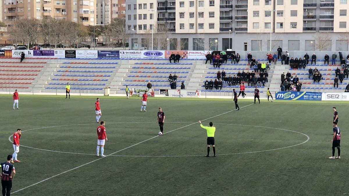 Un partido del Eldense. Foto: Twitter (CD_Eldense)