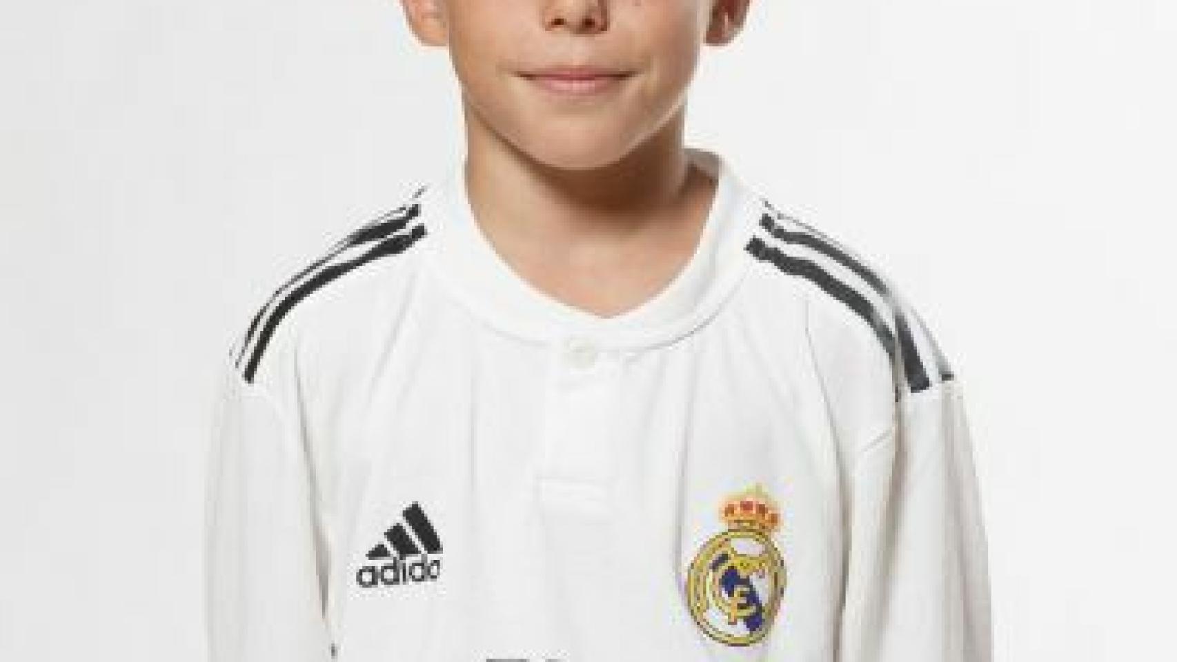Izan, canterano del Alevín B del Real Madrid
