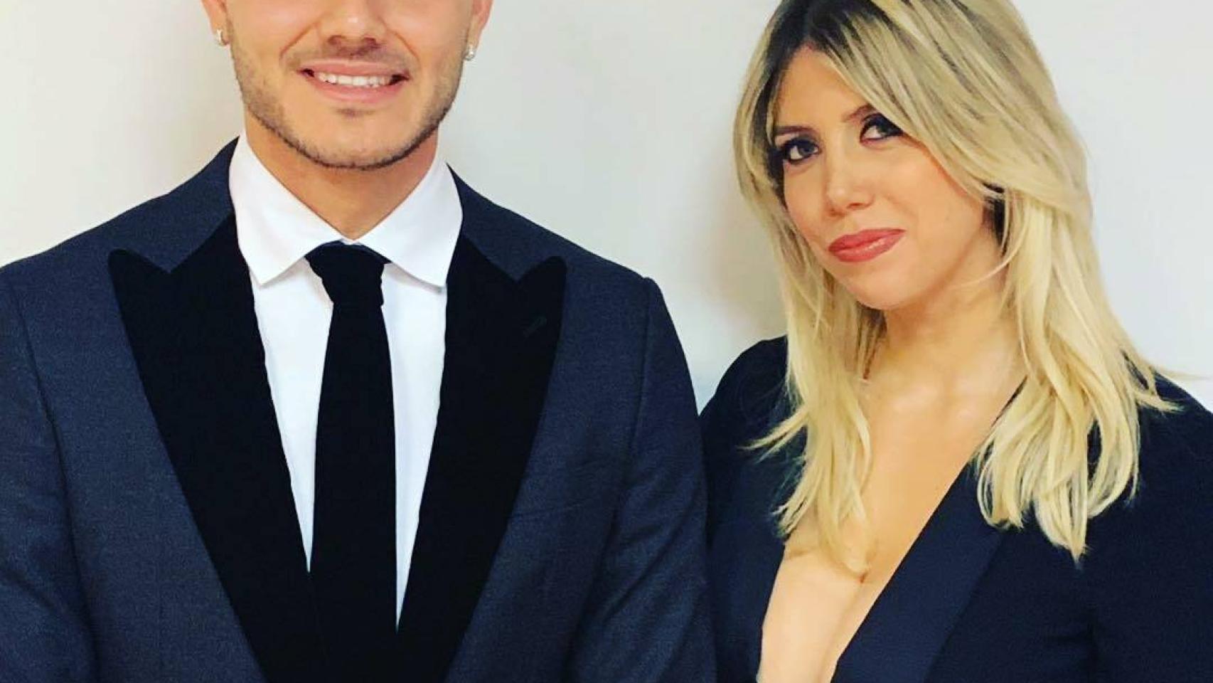 Mauro Icardi y Wanda Nara. Foto: Instagram (@mauroicardi)