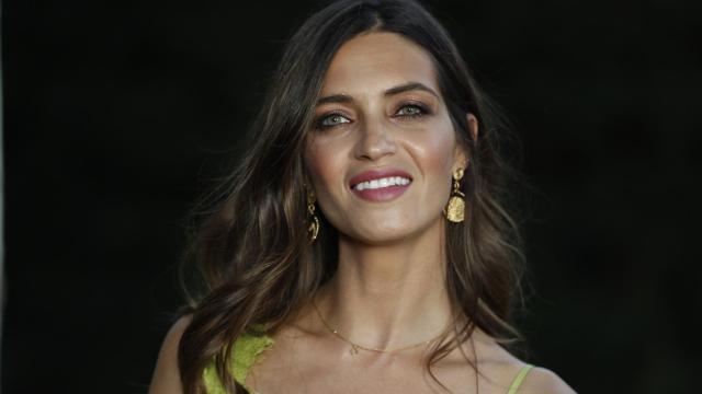 La periodista Sara Carbonero en una fiesta en Madrid el pasado verano.