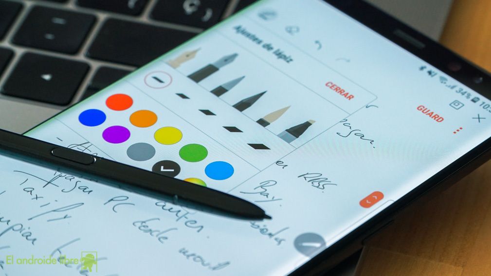 El Samsung Galaxy Note 8 comienza a actualizar a Android 9 Pie