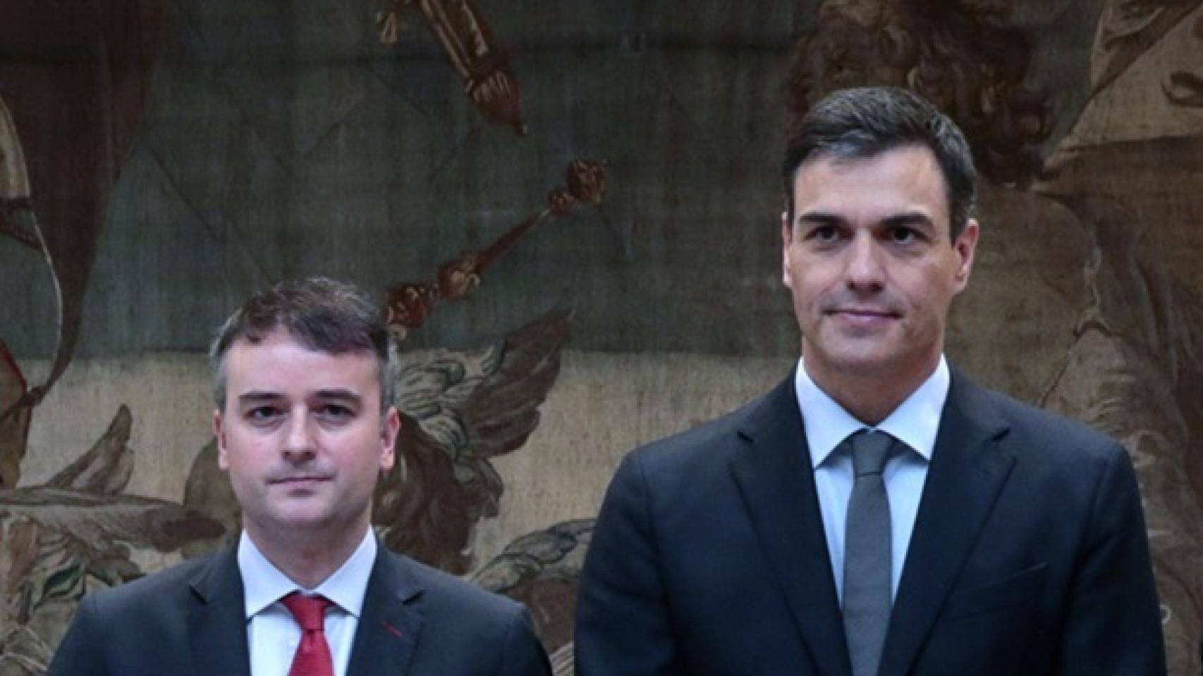 Iván Redondo y Pedro Sánchez en una imagen de 2020.