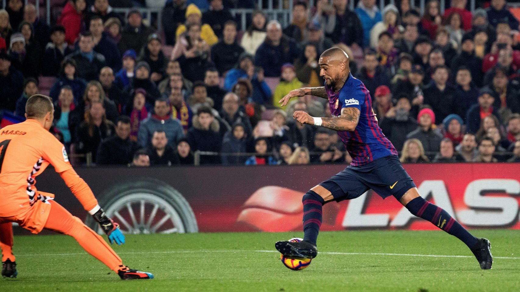 Boateng en el partido contra el Valladolid