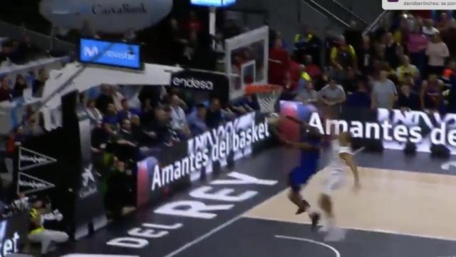 Polémica acción en la final de Copa