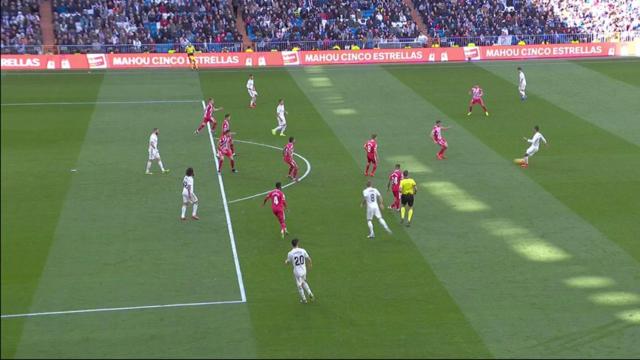 Gol bien anulado por fuera de juego a Marcelo