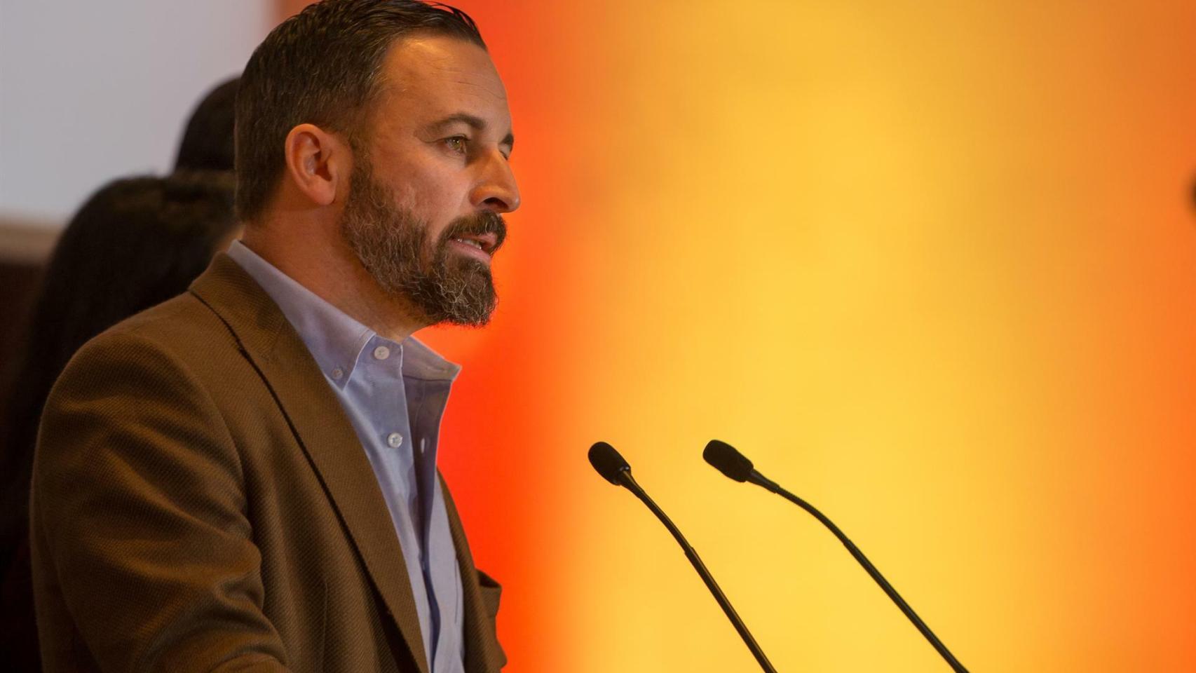 Santiago Abascal, presidente de Vox.