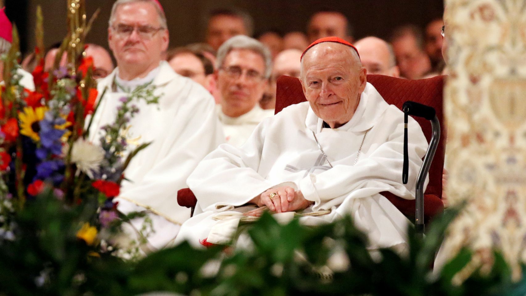 McCarrick durante una misa en Washington