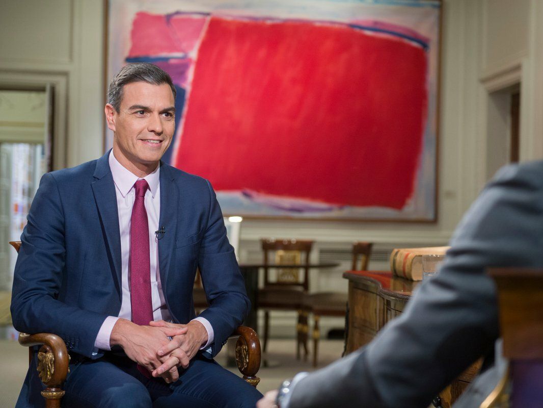 Pedro Sánchez, presidente del Gobierno, entrevistado en TVE.