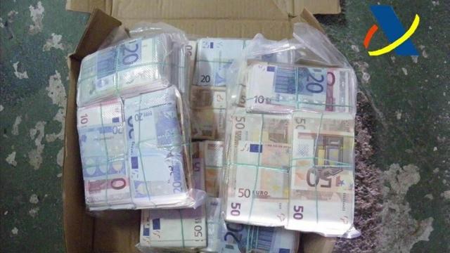 Dinero incautado en el marco de la Operación Zebra. Foto: Agencia Tributaria