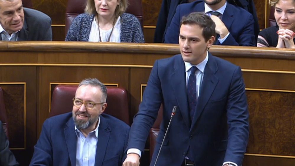Albert Rivera, en el Congreso.